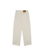 PLEATED DENIM PANTS