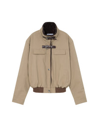 SHEARLING STRAP JACKET