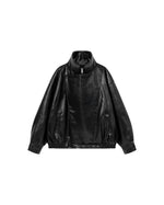 ASYMMETRIC LEATHER JACKET
