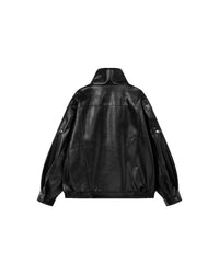 ASYMMETRIC LEATHER JACKET