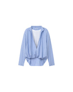 MALE LAYERED STRIPED SHIRT
