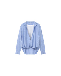 MALE LAYERED STRIPED SHIRT