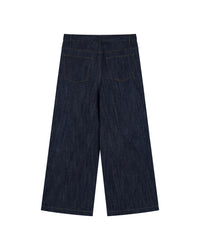 PLEATED SELVEDGE JEANS
