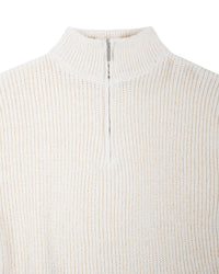 HALF ZIP SWEATER