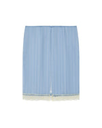 AZURE SLIP SKIRT