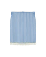 AZURE SLIP SKIRT