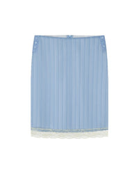 AZURE SLIP SKIRT