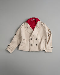 CROPPED TRENCH JACKET