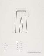 PLEATED DENIM PANTS