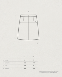 SATIN SKIRT